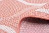 Neisha Abstract Coral Rug 6'7" X 9'6" Area Rug