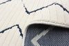 Kimi Blue-Ivory 2'8" x 4'11" Area Rug