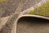 Korra Ivory / Green 6'7" x 9'6" Area Rug