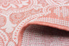 Neisha Traditional Coral Rug 6'7" X 9'6" Area Rug