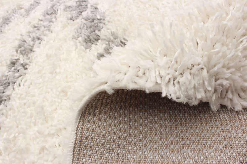 Helma Liv Cream Shag 5'3\" X 7'3\" Area Rug