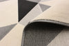 Nuria Black 3'11" x 5'7" Area Rug