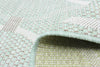 Neisha Abstract Mint Rug 5'3" X 7'3" Area Rug