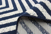 Dodie Blue-Ivory 5'3" x 7'7" Area Rug