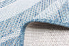 Neisha Modern Blue Rug 6'7" X 9'6" Area Rug