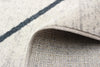 Damali Ivory/Blue Machine Washable Area Rug - 2'6" x 8'0"