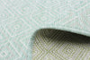 Neisha Diamond Mint Rug 6'7" X 9'6" Area Rug