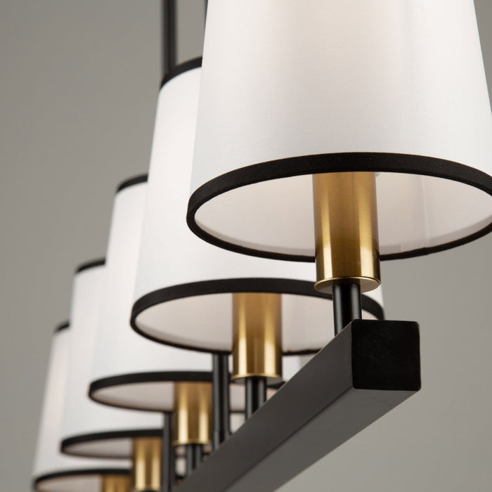 Coco 5-Light Black Gold Ceiling Light