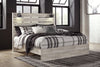 Abby 5-Piece King Bedroom Package - {Rustic}, {Industrial} style Bedroom Package in White {Engineered Wood}