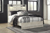 Abby Queen Panel Bed - {Rustic}, {Industrial} style Bed in White {Engineered Wood}