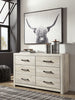 Abby 5-Piece Twin Bedroom Package - {Rustic}, {Industrial} style Bedroom Package in White {Engineered Wood}