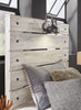 Abby 6-Piece Twin Bedroom Package - {Rustic}, {Industrial} style Bedroom Package in White {Engineered Wood}