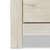 Abby Nightstand - {Rustic}, {Industrial} style Nightstand in White {Engineered Wood}