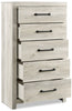 Abby Chest - {Rustic}, {Industrial} style Chest in White {Engineered Wood}