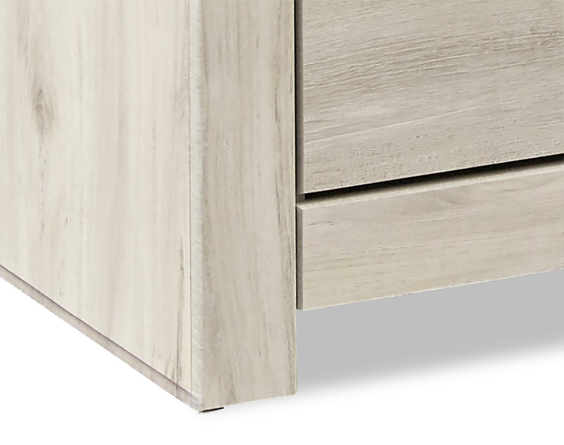 Abby Bedroom 6-Drawer Dresser, 58.7\"W x 36.42\"H - White