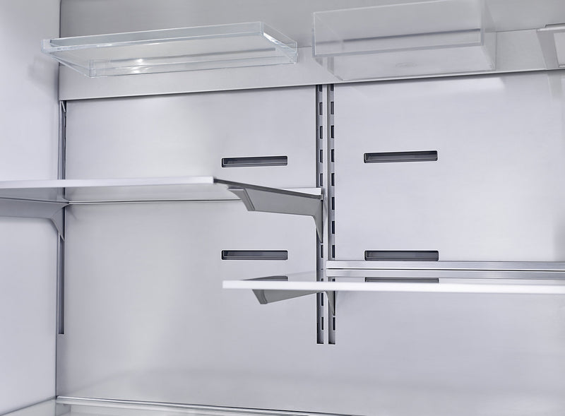 Bosch 800 Series 36\" 20.5 Cu. Ft. Smart French Door Refrigerator with Dual Compressor - Stainless Steel