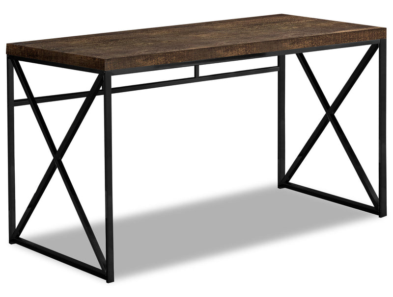 Brady 47.25\" Reclaimed Wood Look Office Desk - Brown