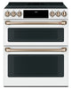 Café Slide-In Double Oven Electric Range with Convection - CCHS950P4MW2 - Electric Range in Matte White