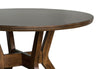 Chelsea 5-Piece Round Dining Table Package with Aqua Chairs - {Contemporary} style Dining Room Set