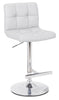 Cruz White Bar Stool - {Contemporary} style Bar Stool in White {Metal}