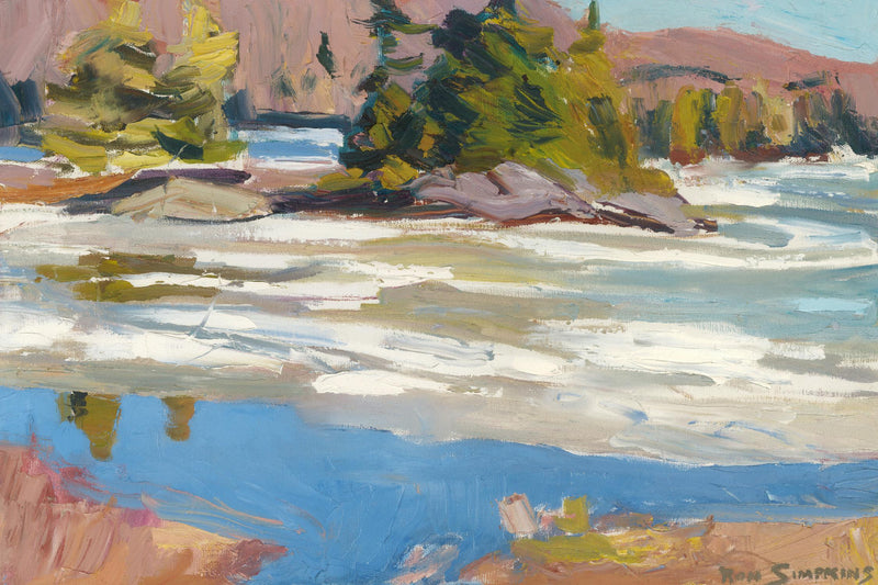 \"Little Running River\" Giant Art 72x48 Wall Art