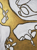 "Mocha Latte -gold - 1" Giant Art 72x54 Wall Art