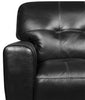 Curt Genuine Leather Chair - Black - {Modern}, {Retro} style Chair in Black {Solid Woods}