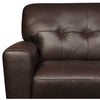 Curt Genuine Leather Chair - Brown - {Modern}, {Retro} style Chair in Brown {Solid Woods}