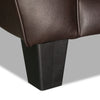Curt Genuine Leather Sofa - Brown - {Modern}, {Retro} style Sofa in Brown {Solid Woods}