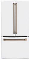 Cafe 33" 18.6 Cu. Ft. French-Door Refrigerator - Matte White - CWE19SP4NW2