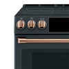 Café Electric Range Brushed Copper Knobs and Handles Set - CXFCEHKPMCU - Accessory Kit in Brushed Copper