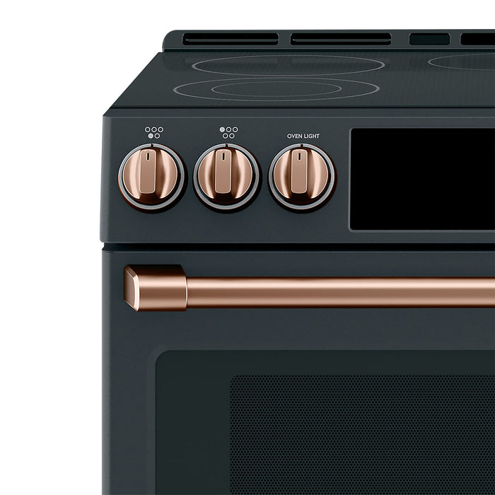 Café Electric Range Brushed Copper Knobs and Handles Set - CXFCEHKPMCU