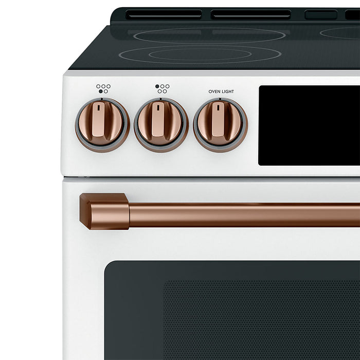 Café Electric Range Brushed Copper Knobs and Handles Set - CXFCEHKPMCU