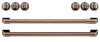 Café Electric Range Brushed Copper Knobs and Handles Set - CXFCEHKPMCU - Accessory Kit in Brushed Copper