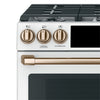 Café Gas Range Brushed Bronze Knobs and Handles Set - CXFCGHKPMBZ - Accessory Kit in Brushed Bronze