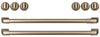 Café Gas Range Brushed Bronze Knobs and Handles Set - CXFCGHKPMBZ - Accessory Kit in Brushed Bronze