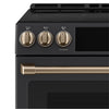 Café Induction Range Brushed Bronze Knobs and Handles Set - CXFCHHKPMBZ - Accessory Kit in Brushed Bronze