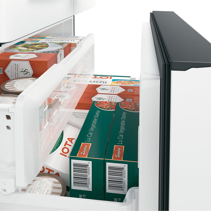 Cafe 36\" 22.2 Cu. Ft. French-Door Refrigerator - Matte White - CYE22TP4MW2