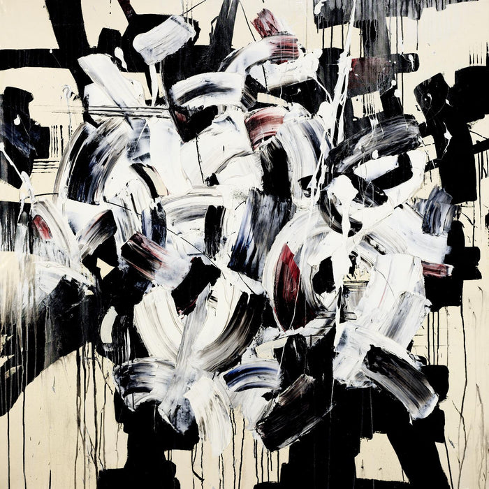 \"Racing Thoughts\" Giant Art 72x72 Wall Art