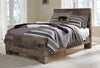 Derekson Full Bed - {Rustic}, {Contemporary} style Bed in Grey {Engineered Wood}, {Medium Density Fibreboard (MDF)}