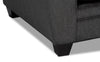 Febe Chenille Full-Size Condo Sofa Bed - Charcoal