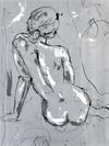 \"Nude Figure 4\" Giant Art 72x54 Wall Art