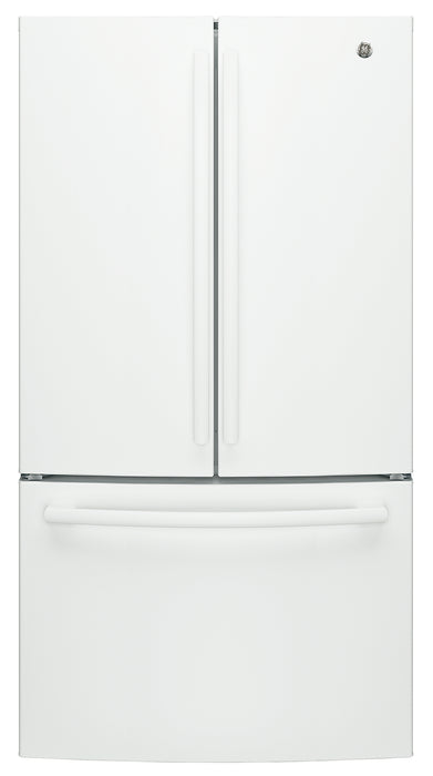 GE 36\" 27 Cu. Ft. French-Door Refrigerator - White - GNE27JGMWW