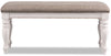 Grace Bench – Antique White - Country style Bench in Antique White Poplar