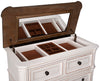 Grace Chest with Lift-Top – Antique White - {Country} style Chest in Antique White {Poplar}