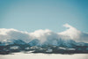 "Bridger Mountain Cloud Cover" Giant Art 84x54 Wall Art