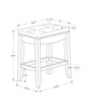 Set Of 2 White Grey Leather-look Silver Barstool