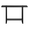 Black Reclaimed Wood-look Black Accent Table