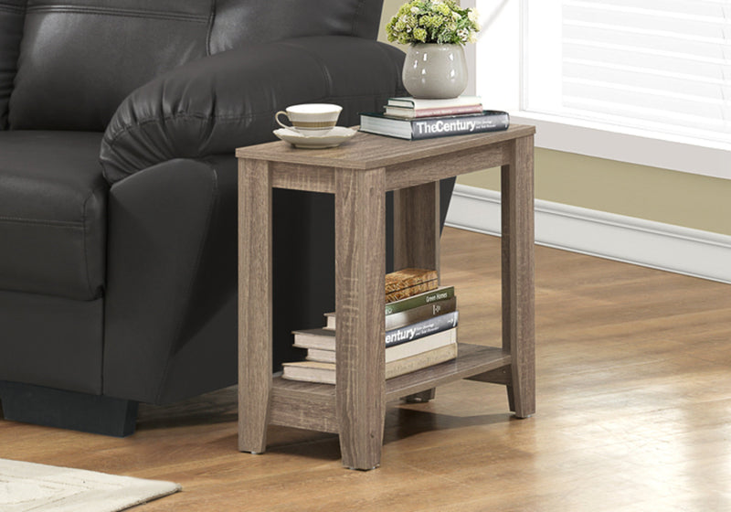 Dark Taupe Accent Table