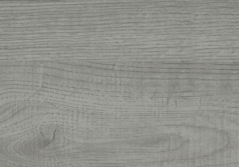 Grey Wood-look Black Metal Side Table